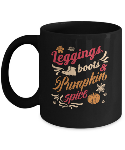 Leggings Boots Pumkin Spice Mug Coffee Mug | Teecentury.com
