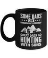 Great Dad Go Hunting With Sons Father Day Gift Mug Coffee Mug | Teecentury.com