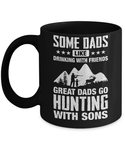 Great Dad Go Hunting With Sons Father Day Gift Mug Coffee Mug | Teecentury.com