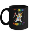 Dabbing 1st Grade Unicorn Nailed It Graduation Class Of 2022 Mug Coffee Mug | Teecentury.com
