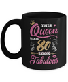 This Queen Makes 80 Look Fabulous 1942 80th Birthday Mug Coffee Mug | Teecentury.com