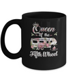 Queen Of The Fifth Wheel Funny Camping Mug Coffee Mug | Teecentury.com