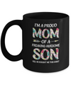 Proud Mom Mother's Day Gift From A Son To Mom Mug Coffee Mug | Teecentury.com