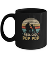 Vintage Father's Day Gift Reel Cool Pop Pop Fishing Mug Coffee Mug | Teecentury.com