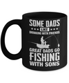Great Dad Go Fishing With Sons Father Day Gift Mug Coffee Mug | Teecentury.com