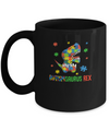 Autismsaurus Rex Autism Dinosaur T-Rex For Kids Mug Coffee Mug | Teecentury.com