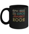 Epic Since January 2002 Vintage 20th Birthday Gifts Mug Coffee Mug | Teecentury.com