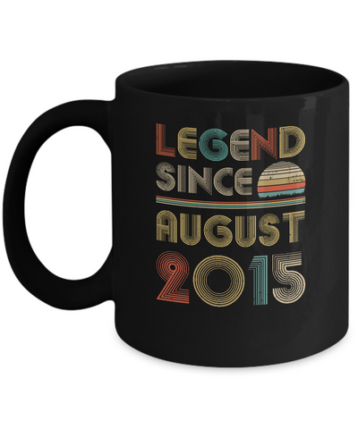 Legend Since August 2015 Vintage 7th Birthday Gifts Mug Coffee Mug | Teecentury.com