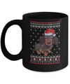 Dachshund Christmas Ugly Sweater Lights Dog Xmas Gift Mug Coffee Mug | Teecentury.com