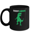 Daddysaurus Funny Dinosaur First Time Dad Fathers Day Mug Coffee Mug | Teecentury.com