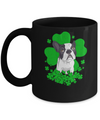 Bulldog St. Patrick's Day Clovers Mug Coffee Mug | Teecentury.com