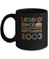 Legend Since September 2003 Vintage 19th Birthday Gifts Mug Coffee Mug | Teecentury.com