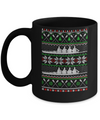 Rowing Ugly Christmas Happy Holiday Boating Crew Xmas Gift Mug Coffee Mug | Teecentury.com