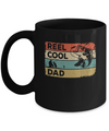 Vintage Reel Cool Dad Fish Fishing Fathers Day Mug Coffee Mug | Teecentury.com