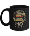 Retro Classic Vintage May 1979 43th Birthday Gift Mug Coffee Mug | Teecentury.com
