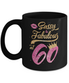 Sassy And Fabulous At 60th 1962 Birthday Gift Mug Coffee Mug | Teecentury.com