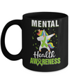 Inspirational Mental Health Awareness Unicorn Support Mug Coffee Mug | Teecentury.com