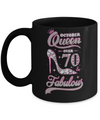 October Queen 70 And Fabulous 1952 70th Years Old Birthday Mug Coffee Mug | Teecentury.com
