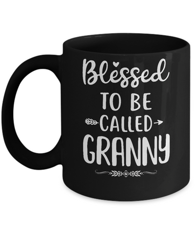 Funny Grandma Blessed To Be Called Granny Mug Coffee Mug | Teecentury.com