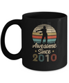 Vintage Flossing Awesome Since 2010 12th Birthday Gift Mug Coffee Mug | Teecentury.com