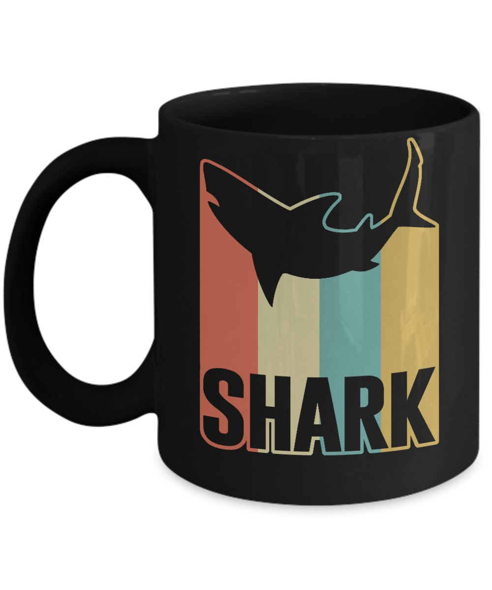 Classic Vintage Retro Style Shark Mug Coffee Mug | Teecentury.com
