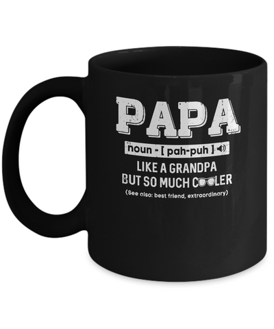 Papa Noun Coffee Mug, Papa Gift, Papa Mug, Funny Gift for Papa 