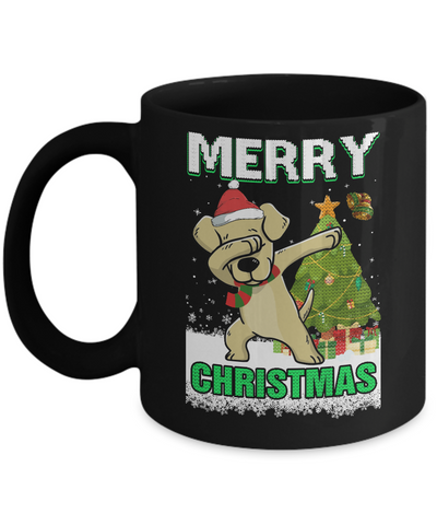 Cute Labrador Claus Merry Christmas Ugly Sweater Mug Coffee Mug | Teecentury.com