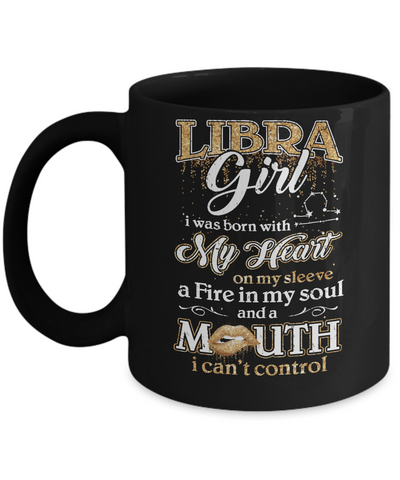 I'm A Libra Girl Lipstick September October Funny Zodiac Birthday Mug Coffee Mug | Teecentury.com