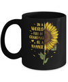 In A World Full Of Grandmas Be A Nannie Mothers Day Gift Mug Coffee Mug | Teecentury.com