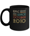 Epic Since October 2010 Vintage 12th Birthday Gifts Mug Coffee Mug | Teecentury.com