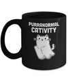 Halloween Funny Purranormal Cativity Ghost Cat Lovers Gifts Mug Coffee Mug | Teecentury.com