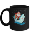 Santa Claus Riding Shark Christmas Xmas Gift Mug Coffee Mug | Teecentury.com