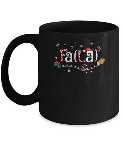 Cute Math Fa La Funny Christmas Mug Coffee Mug | Teecentury.com