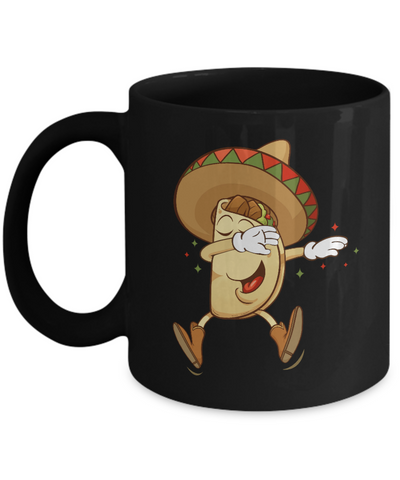 Dabbing Taco Mexican Food Lover Mug Coffee Mug | Teecentury.com