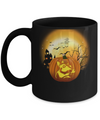 Pumpkin Cow Halloween Human Costume Mug Coffee Mug | Teecentury.com