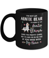 Aunt Niece Im Not Auntie Bear Im More Of Auntie Llama Mug Coffee Mug | Teecentury.com