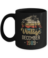 Retro Classic Vintage December 1989 33th Birthday Gift Mug Coffee Mug | Teecentury.com