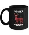 Sister Deer Red Plaid Christmas Family Matching Pajamas Mug Coffee Mug | Teecentury.com