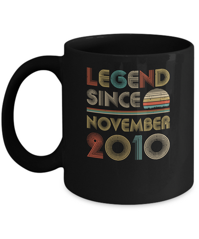 Legend Since November 2010 Vintage 12th Birthday Gifts Mug Coffee Mug | Teecentury.com