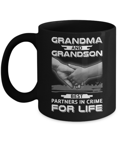 Grandma And Grandson Best Partners In Crime For Life Mug Coffee Mug | Teecentury.com