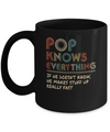 Pop Know Everything Vintage Pop Father's Day Gift Mug Coffee Mug | Teecentury.com