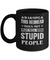 Warning This Redhead Does Not Play Well With Stupid People Mug Coffee Mug | Teecentury.com