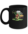 Leprechaun Drinking Green Beer Saint Patricks Day Mug Coffee Mug | Teecentury.com