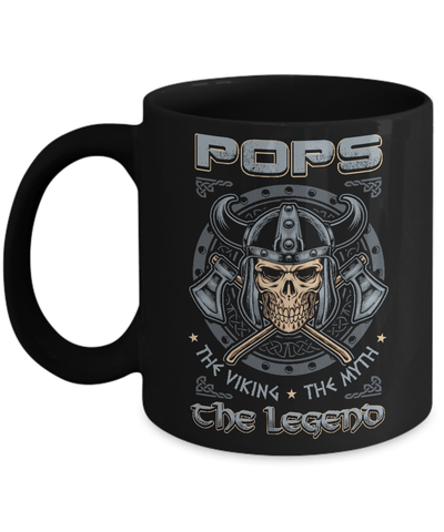 Pops The Viking The Myth The Legend Mug Coffee Mug | Teecentury.com