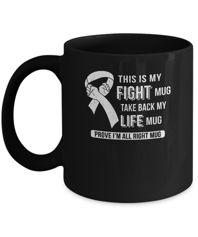 This Is My Fight Lung Cancer Awareness Mug Coffee Mug | Teecentury.com