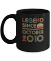 Legend Since October 2010 Vintage 12th Birthday Gifts Mug Coffee Mug | Teecentury.com