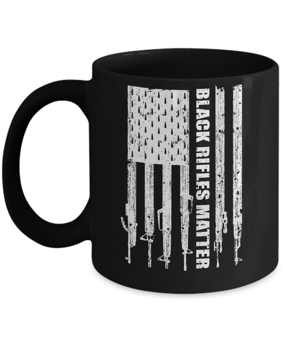 Black Rifles Matter 2nd Amendment Ar15 Mug Coffee Mug | Teecentury.com