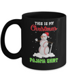 This Is My Christmas Pajama Xmas Snowman Baseball Mug Coffee Mug | Teecentury.com