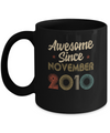 Awesome Since November 2010 Vintage 12th Birthday Gifts Mug Coffee Mug | Teecentury.com