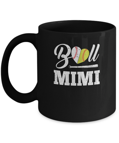 Funny Ball Mimi Softball Baseball Mothers Day Gifts Mug Coffee Mug | Teecentury.com